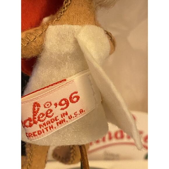 Annalee 3" Nurse Mouse with Red Hot Water Bottle Vintage Doll 1996 Home Decor - Picture 5 of 6